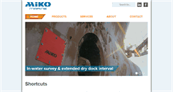 Desktop Screenshot of mikomarine.com